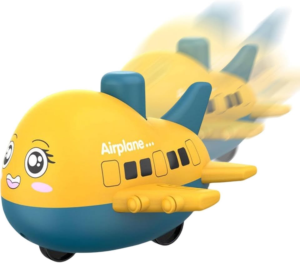 1Pc Mini Press & Go Airplane Toy