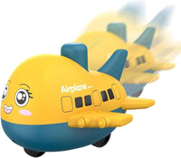 1Pc Mini Press & Go Airplane Toy