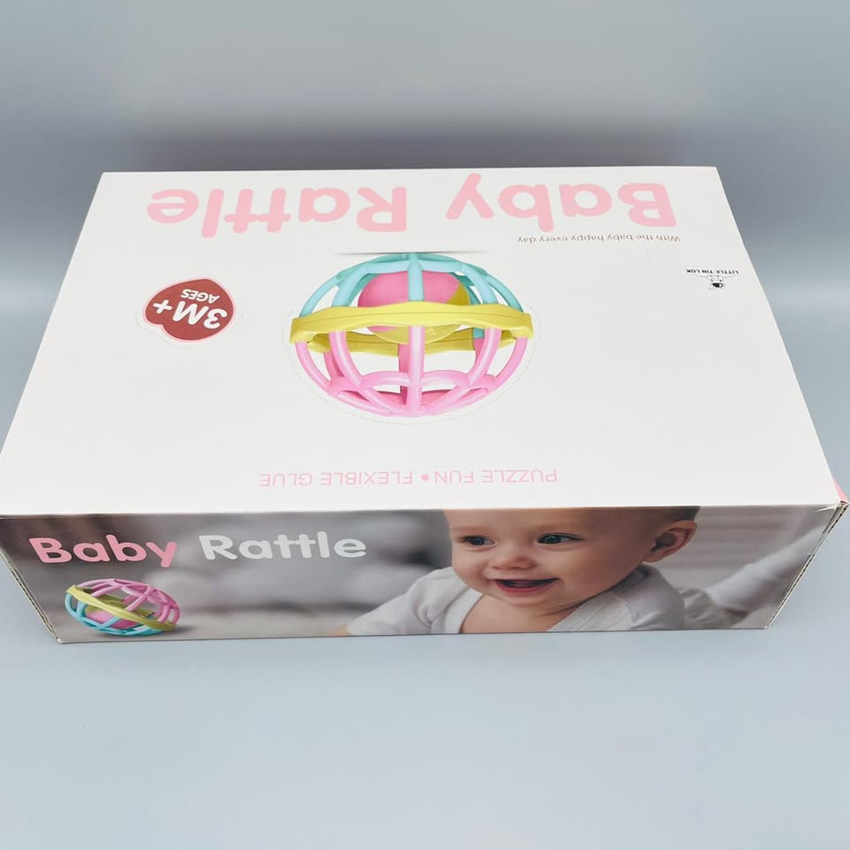 Soft Silicone Rattle Fitness Ball