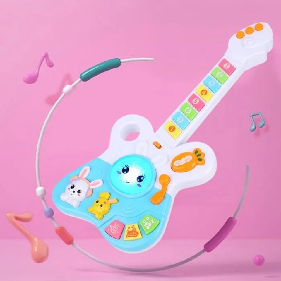 Multi-functional Kids Rabbit Guitar