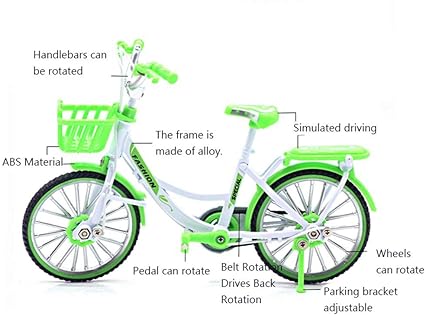 1:8 Diecast Metal Miniature Bicycle Toy