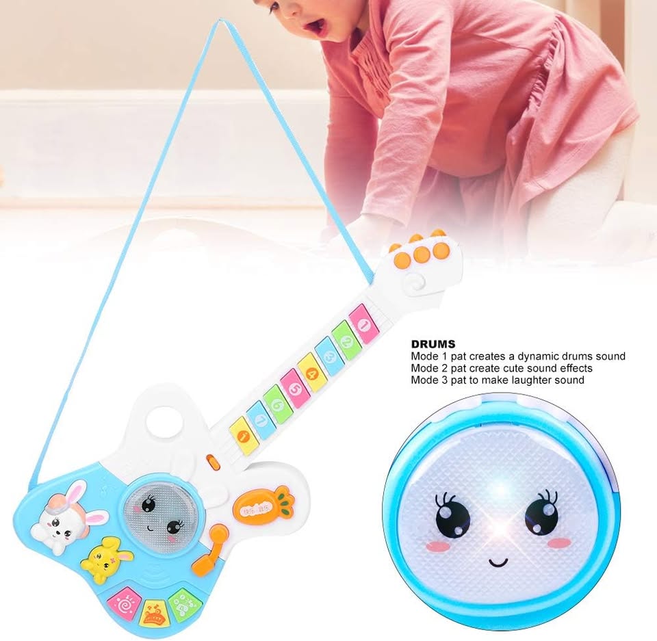 Multi-functional Kids Rabbit Guitar