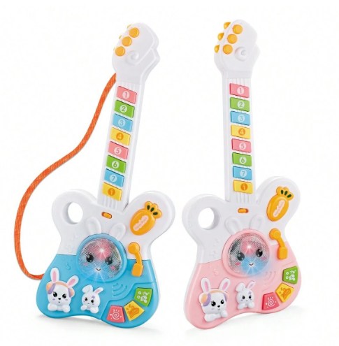 Multi-functional Kids Rabbit Guitar