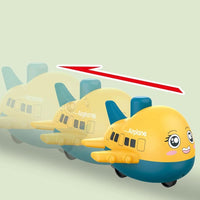 1Pc Mini Press & Go Airplane Toy