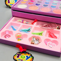 43Pcs Realistic Stylish Makeup & Jewellery Briefcase