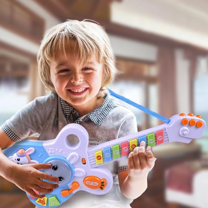 Multi-functional Kids Rabbit Guitar