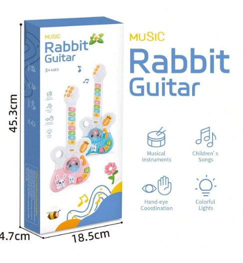 Multi-functional Kids Rabbit Guitar