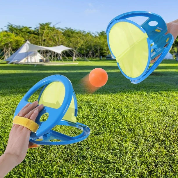 2Pcs Kids Hand Catch & Throw Ball Game
