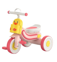 Kids Duck Themed Ride-on Tricycle With Light & Music - Pink