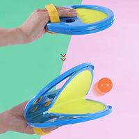 2Pcs Kids Hand Catch & Throw Ball Game
