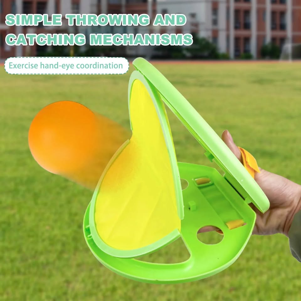 2Pcs Kids Hand Catch & Throw Ball Game