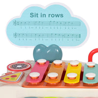 2in1 Toddler Knocking Xylophone & Piano Toy