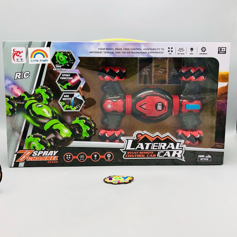 Remote Control Stunt Spray Car With Lights