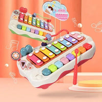 2in1 Toddler Knocking Xylophone & Piano Toy