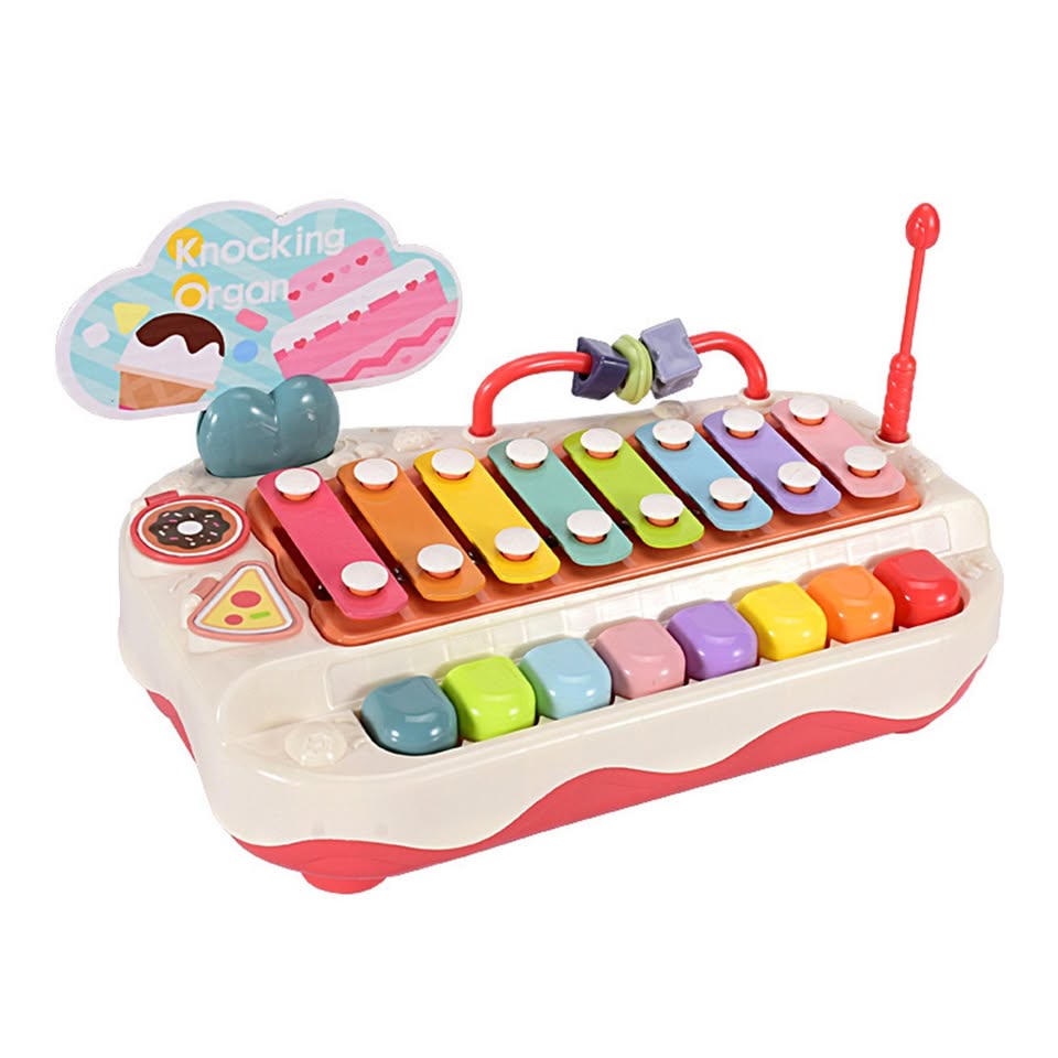 2in1 Toddler Knocking Xylophone & Piano Toy