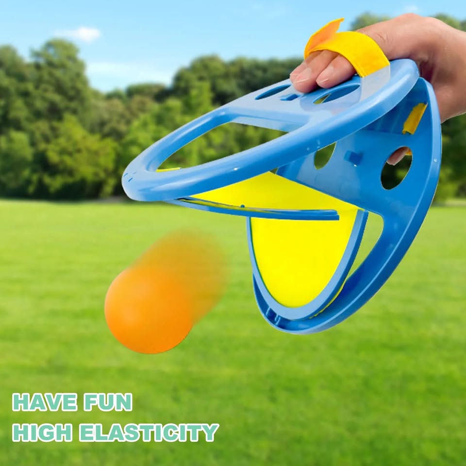 2Pcs Kids Hand Catch & Throw Ball Game