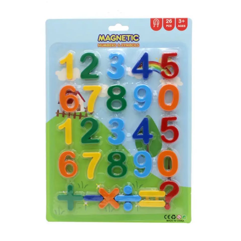 Magnetic Number & Symbols - 26Pcs