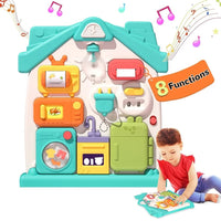 Multi-functional Montessori Puzzle Activity Board