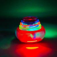 Colorful UFO Spinning Top with Flash Light & Music