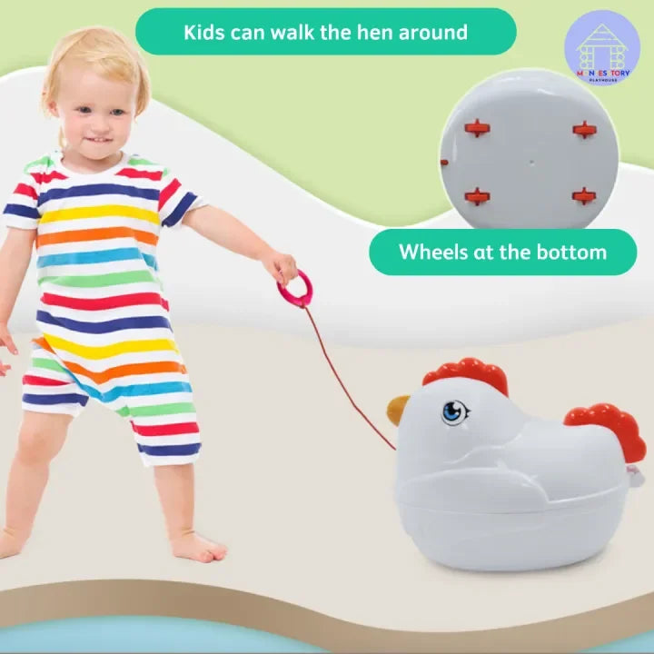 12Pcs Montessori Hen Matching Eggs Toy