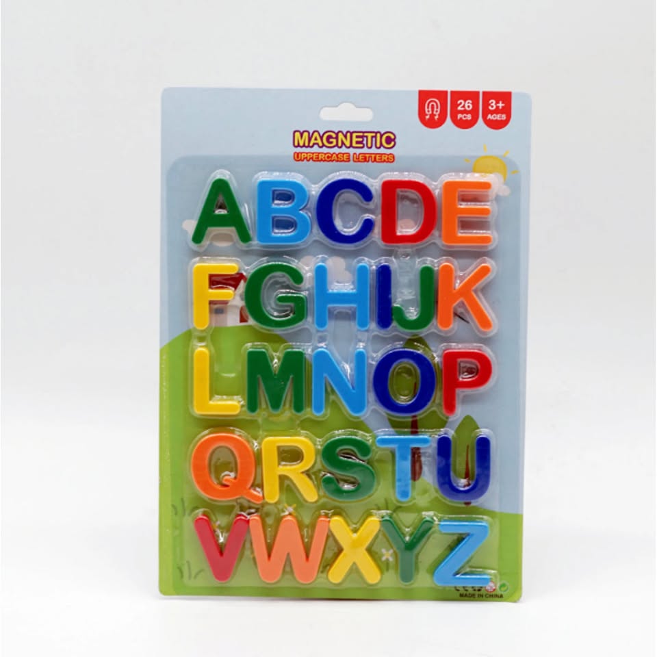 A-Z Magnetic Uppercase Alphabet Letters - 26Pcs