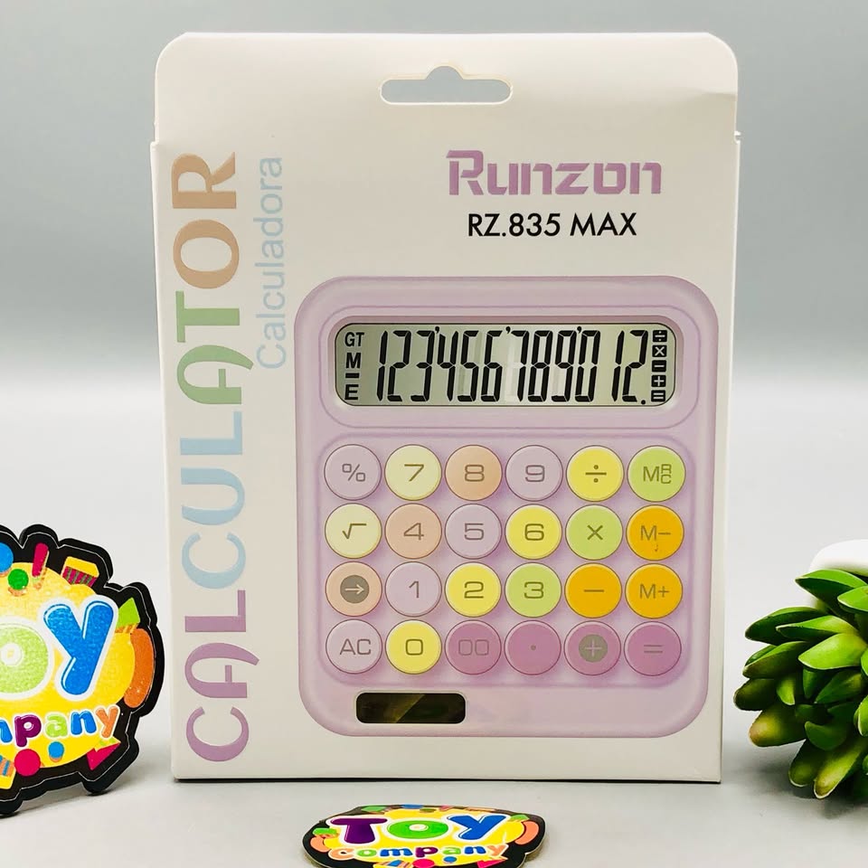 Electronic Multi-Color Dual Power Calculator