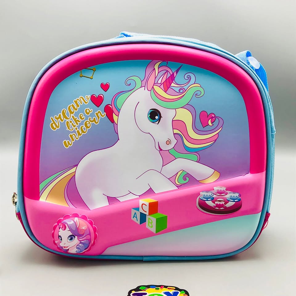2in1 Unicorn Premium Kids Lunch Bag & Pencil Case