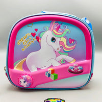 2in1 Unicorn Premium Kids Lunch Bag & Pencil Case