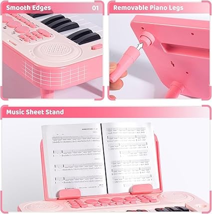 24 Keys Electronic Kids Keyboard Piano With Microphone
