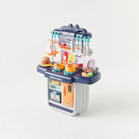 39Pcs Pretend Play Steam Kitchen Set With Light & Sound