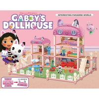 153Pcs DIY Gabby's Paradise World Dollhouse