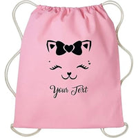 15* Inches Printed Nylon Drawstring Backpack - Assortment