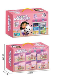 153Pcs DIY Gabby's Paradise World Dollhouse