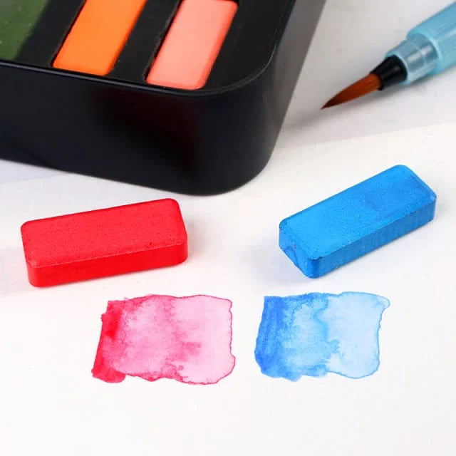 Giorgione 36Pcs Solid Water Colors Tin Box
