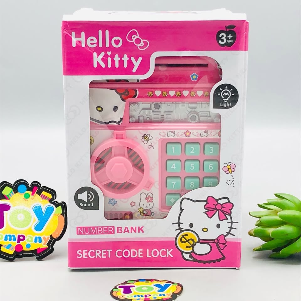 Hello Kitty Secret Code Lock Piggy Bank