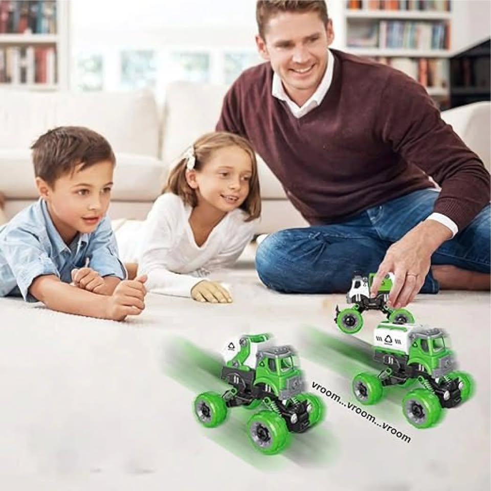DIY Monster Sanitation Screw Truck - Assortment