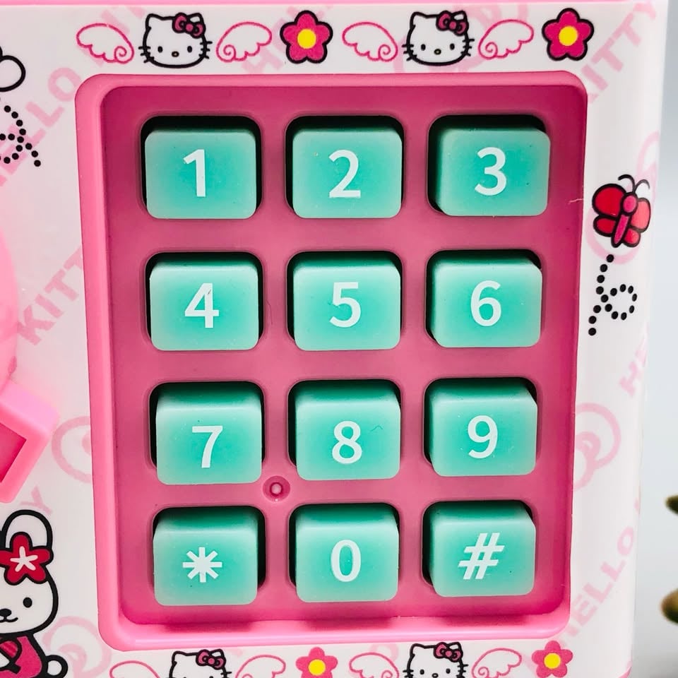 Hello Kitty Secret Code Lock Piggy Bank