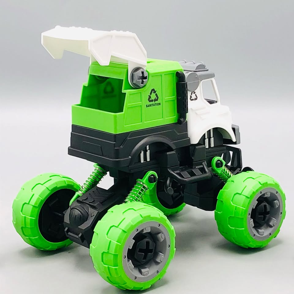 DIY Monster Sanitation Screw Truck - Assortment