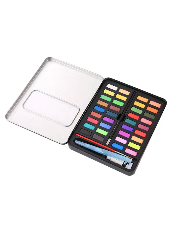 Giorgione 36Pcs Solid Water Colors Tin Box