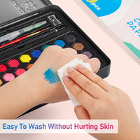 36Pcs Solid Water Colors Tin Box