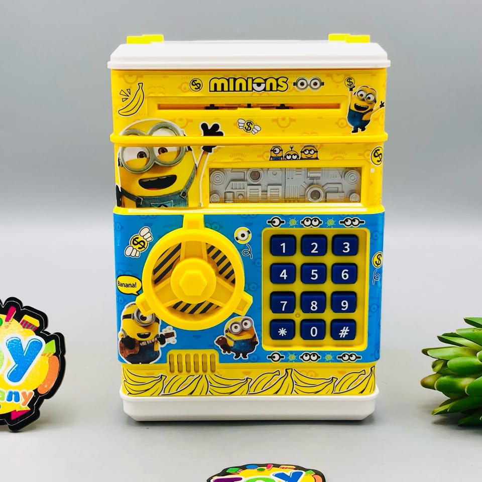 Minions Secret Code Lock Piggy Bank