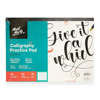 A4 Mont Marte Calligraphy Practice Pad - 50 Sheets