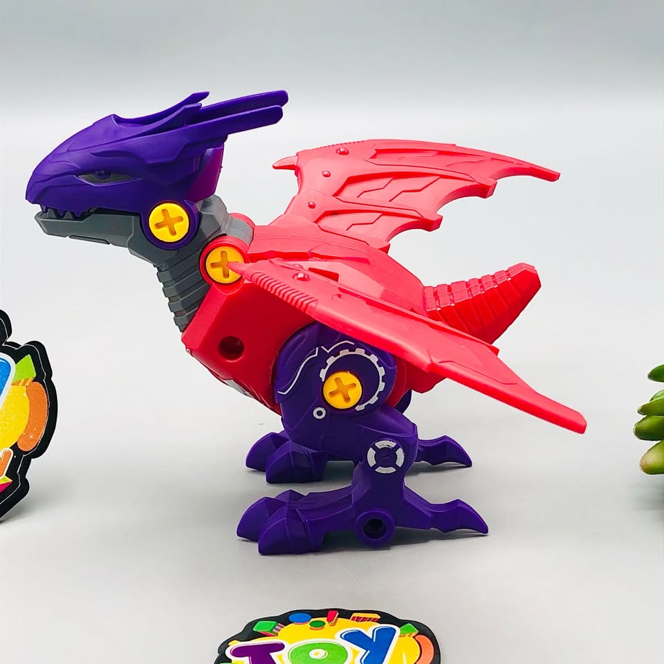 DIY Deformation Dinosaur Screw Toy