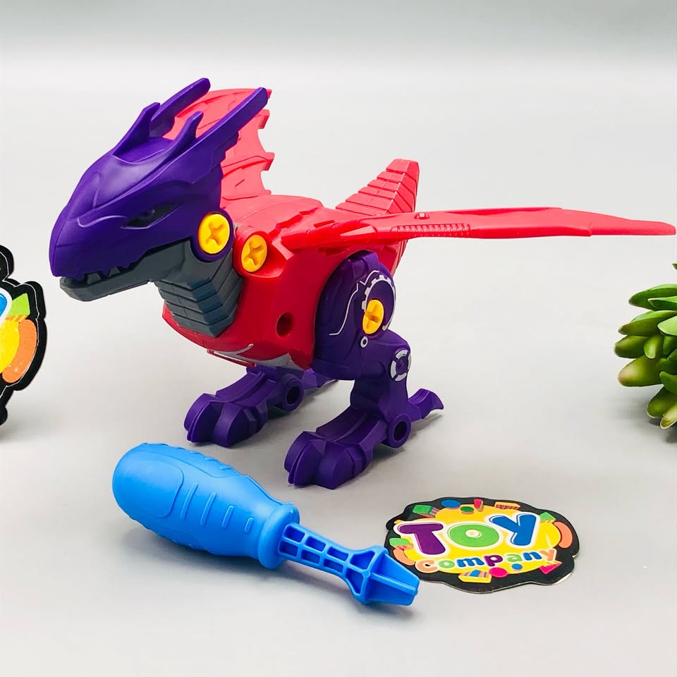 DIY Deformation Dinosaur Screw Toy
