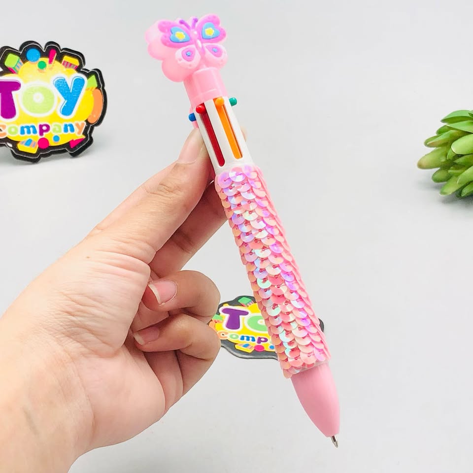 Butterfly Six Color Ballpoint - 1Pc