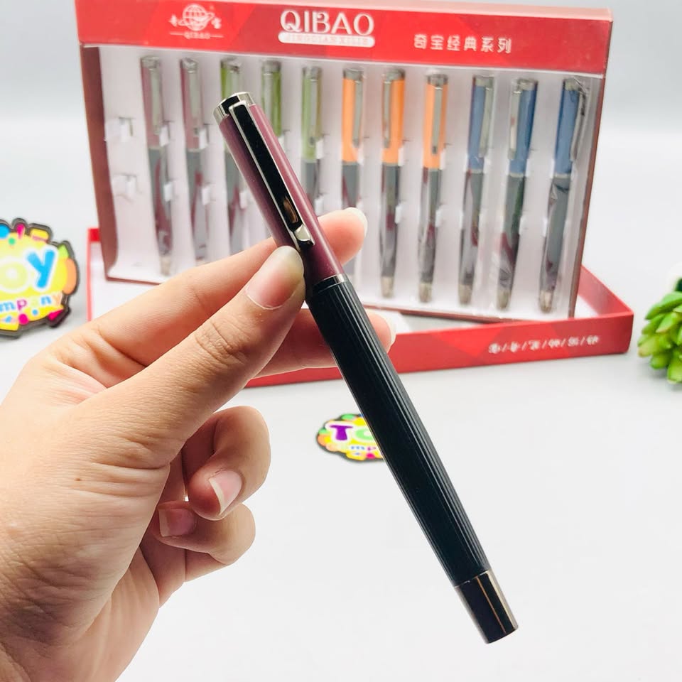 1Pc Classic Metal Refillable Fountain Pen