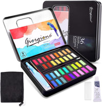 Giorgione 36Pcs Solid Water Colors Tin Box