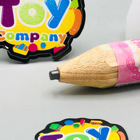 1Pc Cartoon Design Large Pencil With Eraser