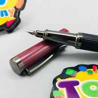 1Pc Classic Metal Refillable Fountain Pen