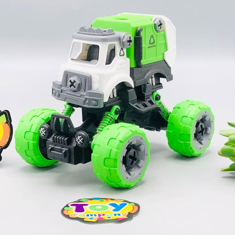 DIY Monster Sanitation Screw Truck - Assortment
